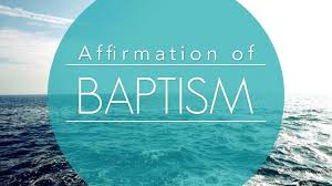 baptism affirmation